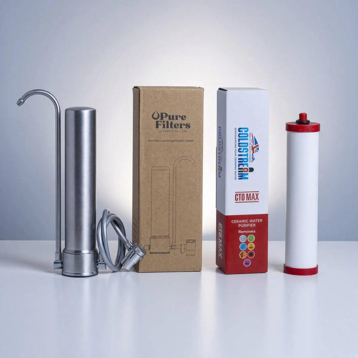 Pure Filters Flow Tap - filtration sur comptoir