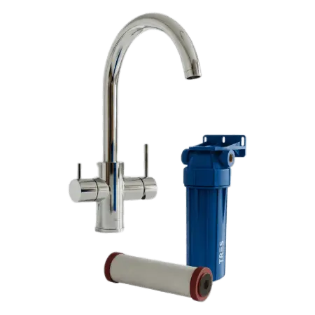 Pure Filters Classic Tap - Kit de filtração sob lava-loiça com misturadora de 2 vias