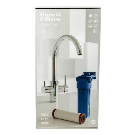 Pure Filters Classic Tap - Kit de filtração sob lava-loiça com misturadora de 2 vias